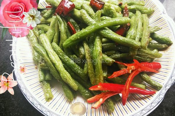 素炒四季豆的做法图解5