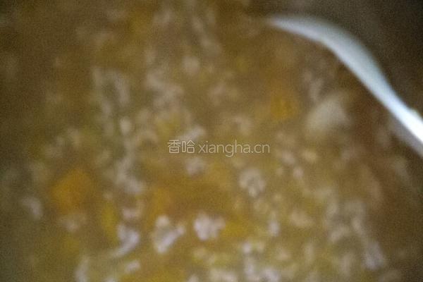 南瓜糯米粥的做法图解5