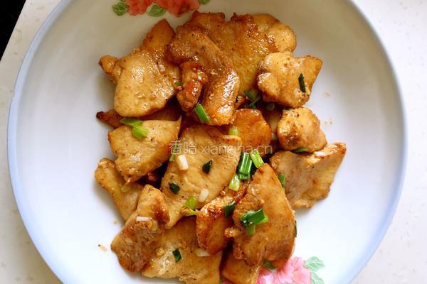 香煎鸡胸肉的做法图解4