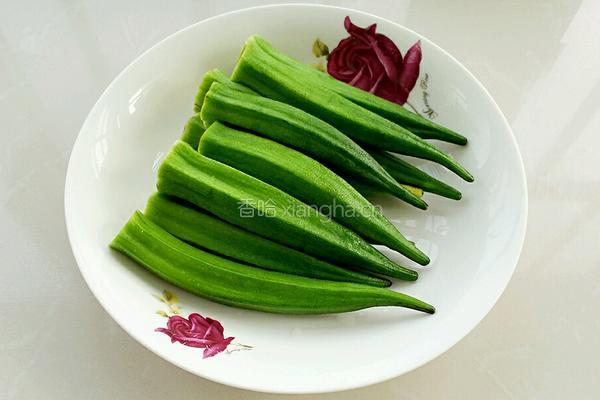 椒盐炸秋葵的做法图解1