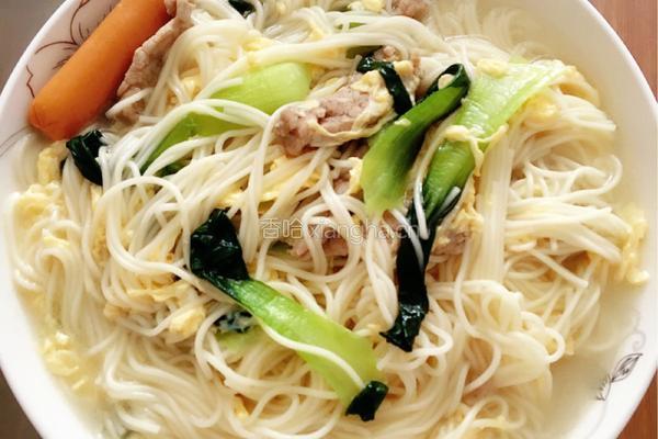 青菜肉丝面的做法图解4