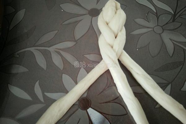 老式辫子面包(一次发酵法）的做法图解10