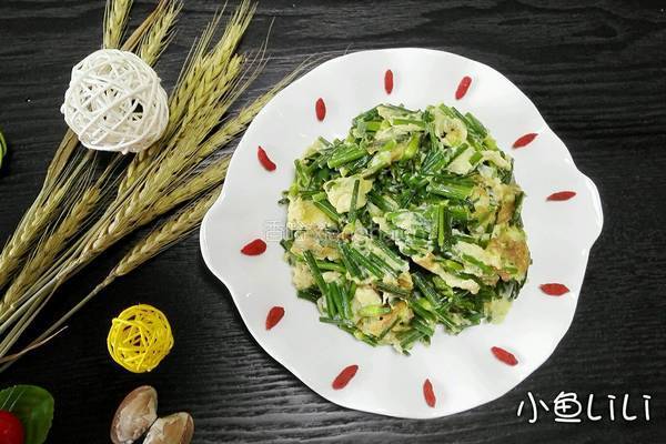 韭菜炒鸡蛋的做法图解6