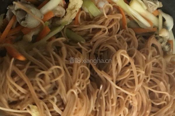 福州炒线面的做法图解15