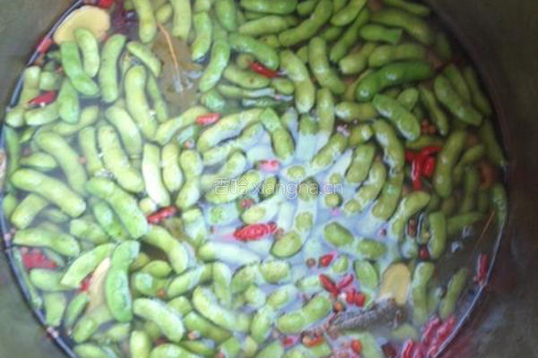 水煮毛豆的做法图解4