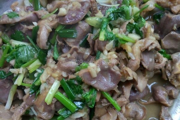 蒜香鸡胗