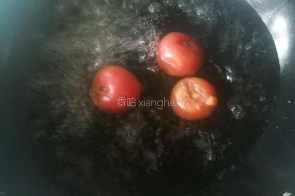炒西红柿金针菇的做法图解2