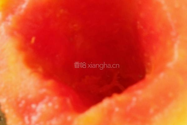 木瓜奶冻的做法图解1