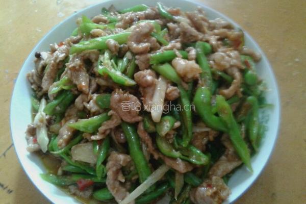青椒炒肉丝的做法图解13