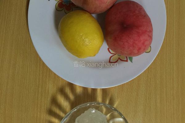 蜜桃果汁的做法图解1