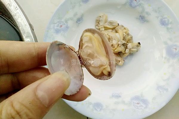 菠菜拌花蚬的做法图解8