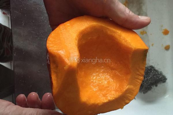 自制婴儿南瓜米粉的做法图解3