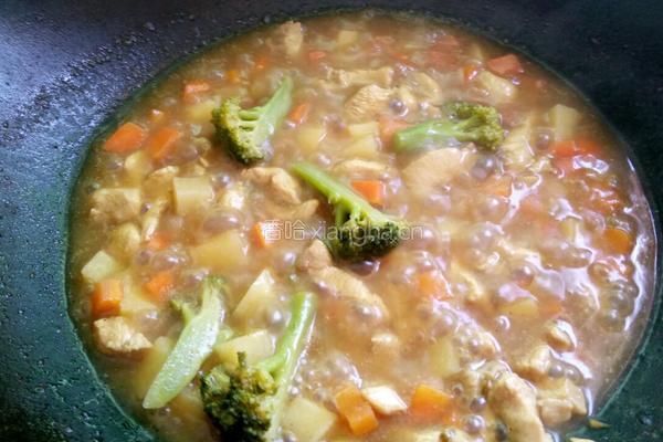 咖喱鸡肉饭的做法图解10