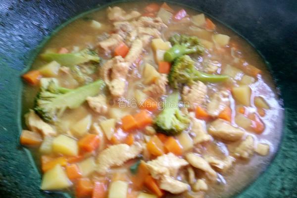 咖喱鸡肉饭的做法图解11