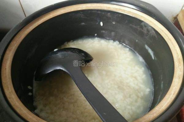 薄荷大米粥#上央视之大米#的做法图解2