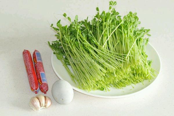 上汤豌豆苗的做法图解1