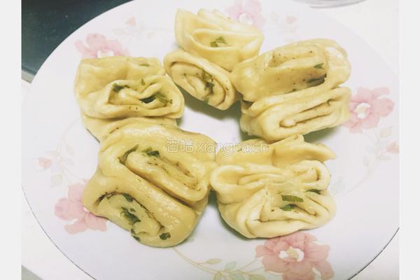 椒盐花卷的做法图解6