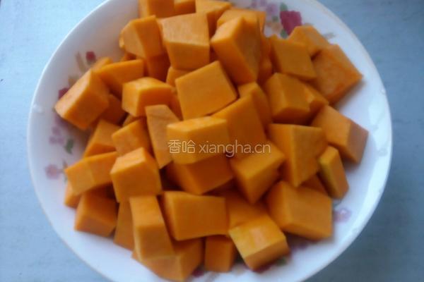 冰镇南瓜绿豆汤的做法图解4