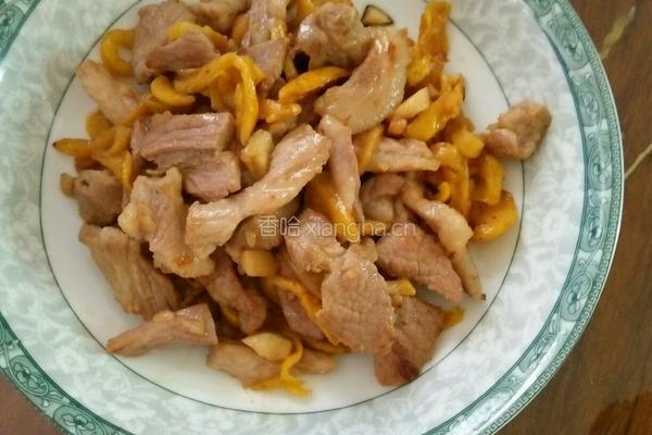 猪肉炒咸罗卜条的做法图解8