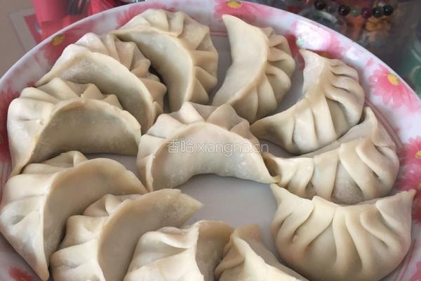 胡萝卜韭菜饺的做法图解2