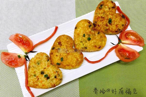鸡蛋米饭煎饼之（死心踏地）的做法图解9