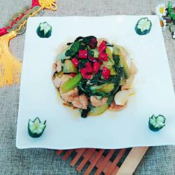 麻辣油菜豆腐泡的做法[图]