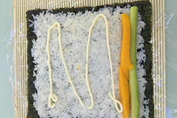 紫菜包饭的做法图解4