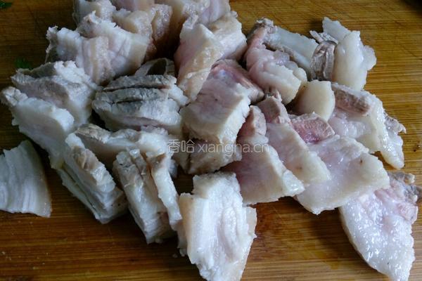 青椒炒肉的做法图解3