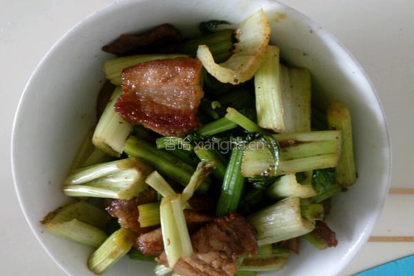 芹菜炒肉的做法图解5