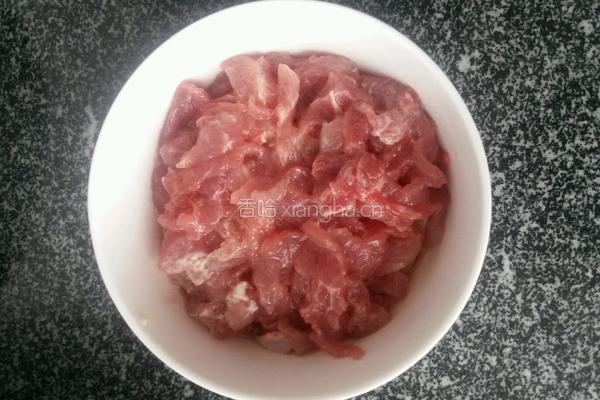 玉兰肉片的做法图解2