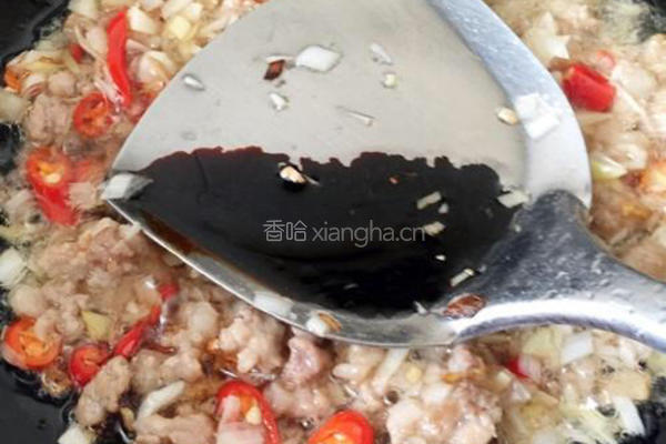 酸豆角炒肉末的做法图解6