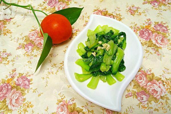 蒜蓉青菜的做法图解5