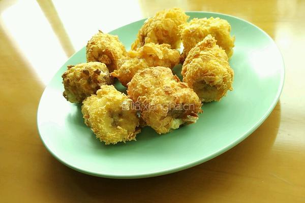 玉米酥炸香蕉的做法图解7