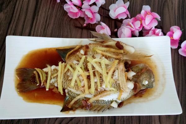 豆酱蒸太阳鱼的做法图解8