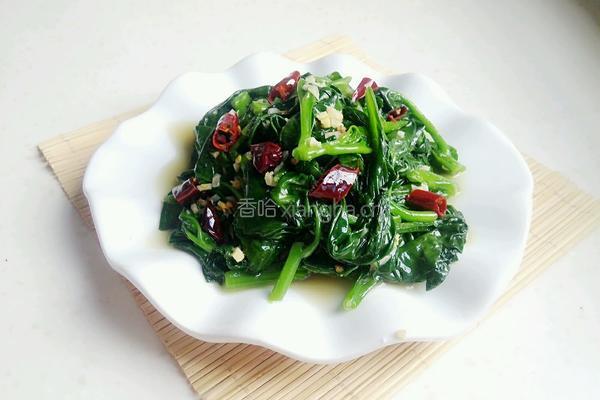 炝炒木耳菜（ 豆腐菜 ）的做法图解7