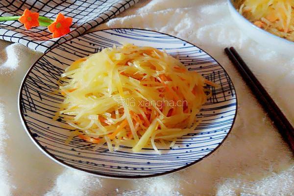 胡萝卜土豆丝的做法图解7