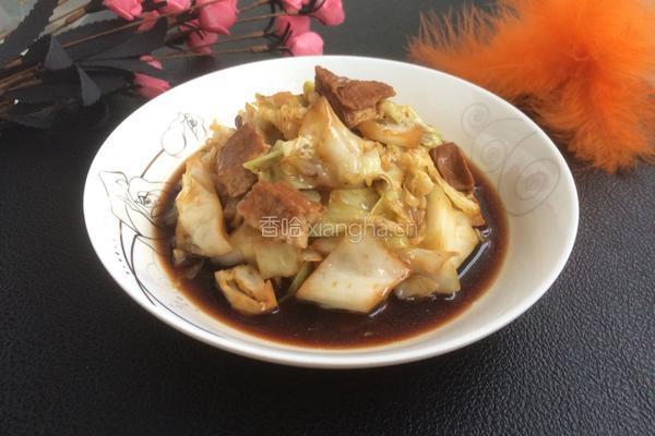 包菜炒豆干