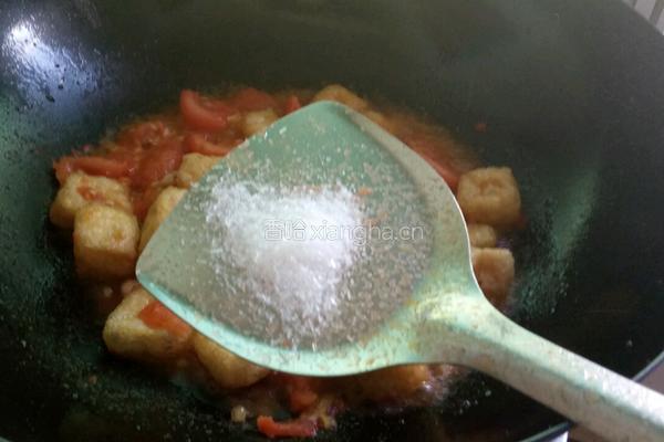 茄汁油豆腐的做法图解7