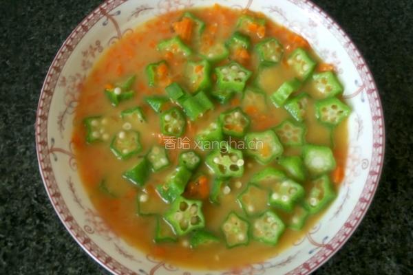 秋葵炒蛋的做法图解6