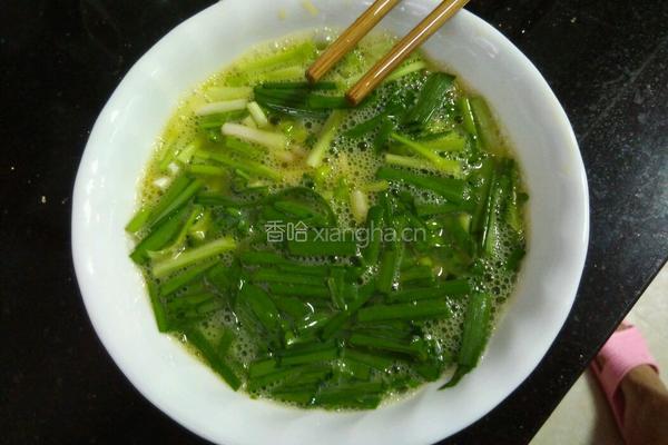 韭菜炒鸡蛋的做法图解4