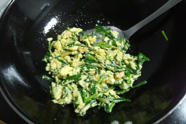 韭菜炒鸡蛋的做法图解6