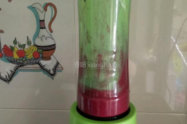 火龙果冰淇淋的做法图解3