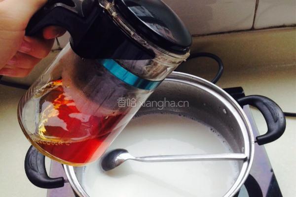原味奶茶的做法图解4