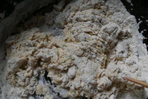 葱花鸡蛋发面饼的做法图解4