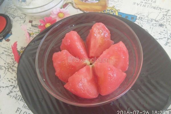 蜂蜜蕃茄冰的做法图解5