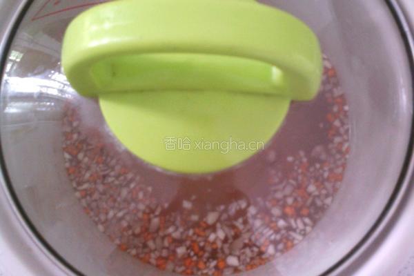 宝宝瘦肉营养粥的做法图解2
