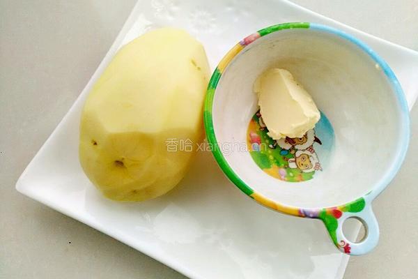 土豆奶油小刺猬的做法图解1