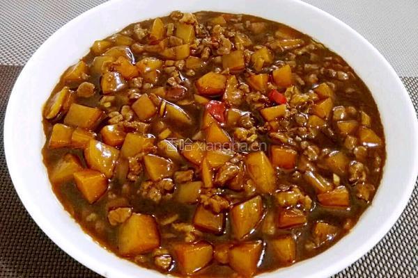 猪肉土豆打卤面的做法图解13