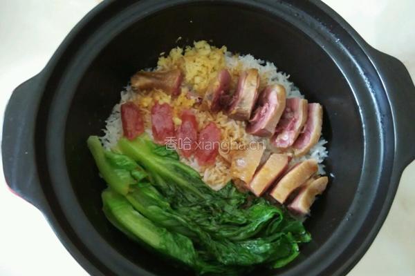 腊味煲仔饭的做法图解6
