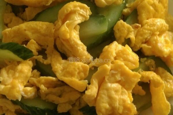 黄瓜炒鸡蛋